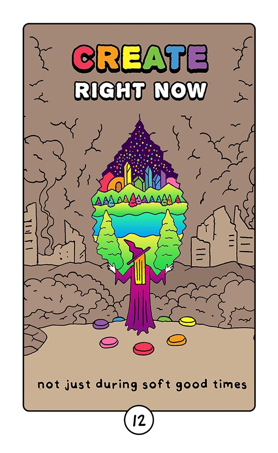 Rainbow Brainskull Oracle Deck